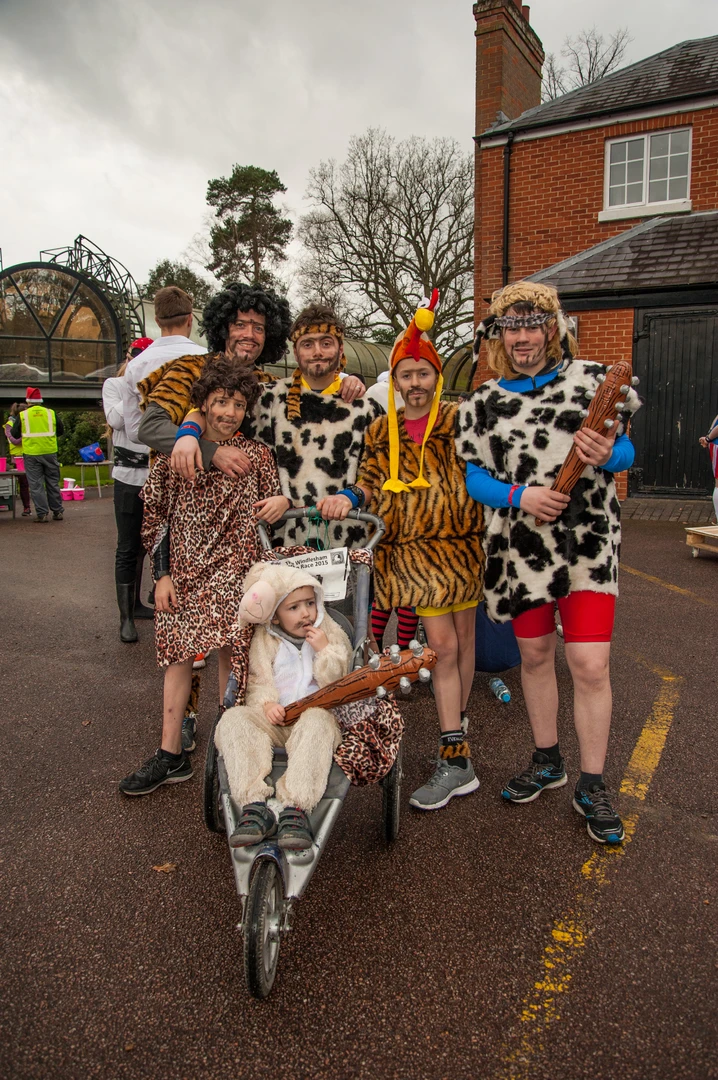 Photo 1 from the 2015 Windlesham Boxing Day Pram Race