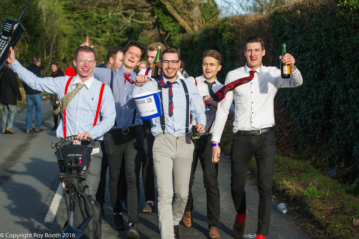 Photo 1 from the 2016 Windlesham Boxing Day Pram Race