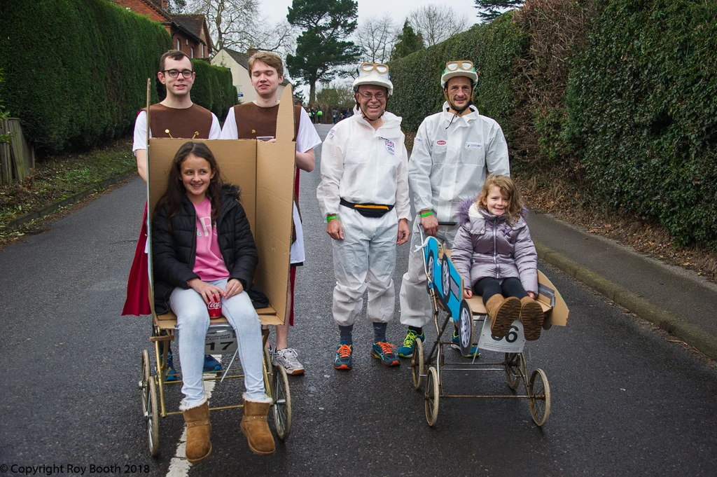 Photo 14 from the 2018 Windlesham Boxing Day Pram Race