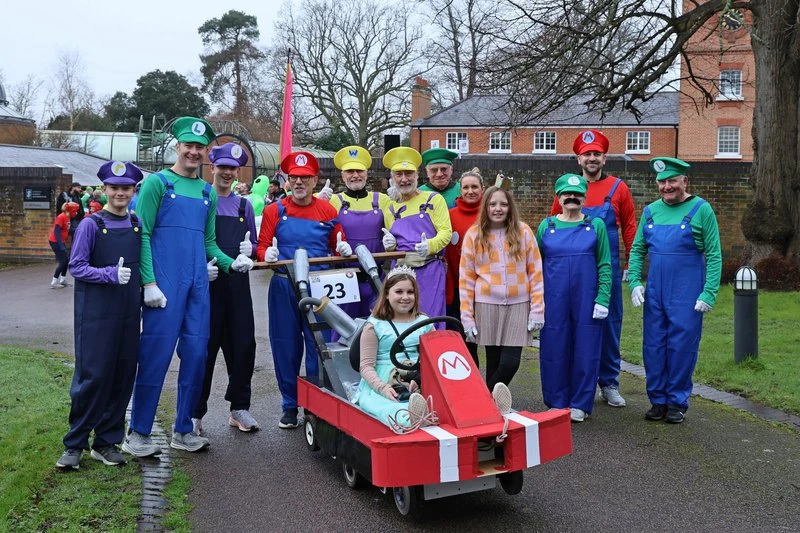 Photo 6 from the 2024 Windlesham Boxing Day Pram Race