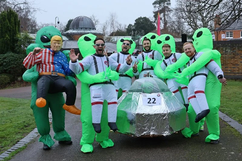 Photo 8 from the 2024 Windlesham Boxing Day Pram Race
