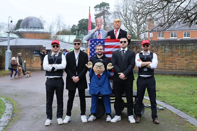 Photo 9 from the 2024 Windlesham Boxing Day Pram Race
