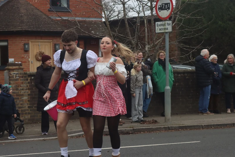 Photo 2 from the 2025 Windlesham Boxing Day Pram Race