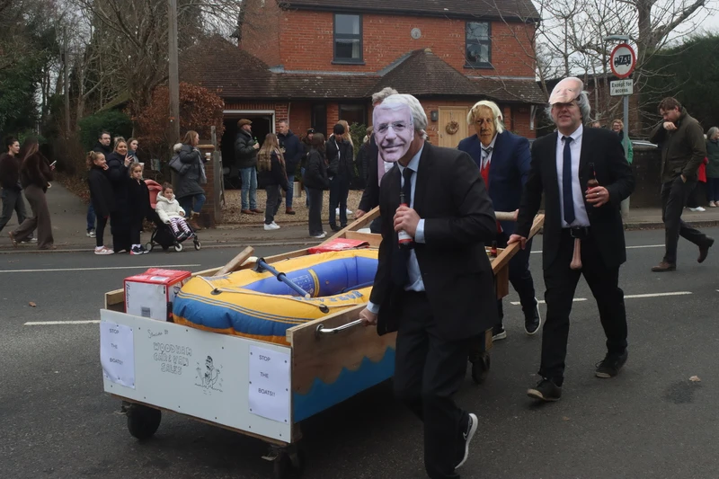 Photo 9 from the 2025 Windlesham Boxing Day Pram Race