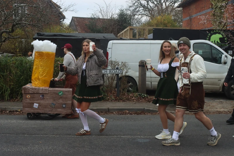 Photo 14 from the 2025 Windlesham Boxing Day Pram Race