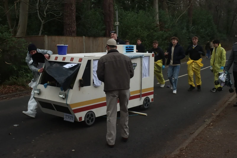 Photo 22 from the 2025 Windlesham Boxing Day Pram Race