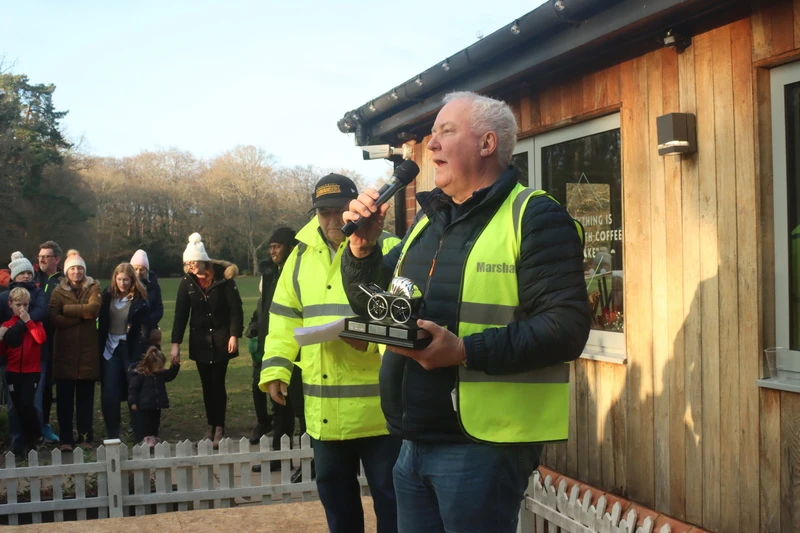 Prize giving at the Field of Remembrance